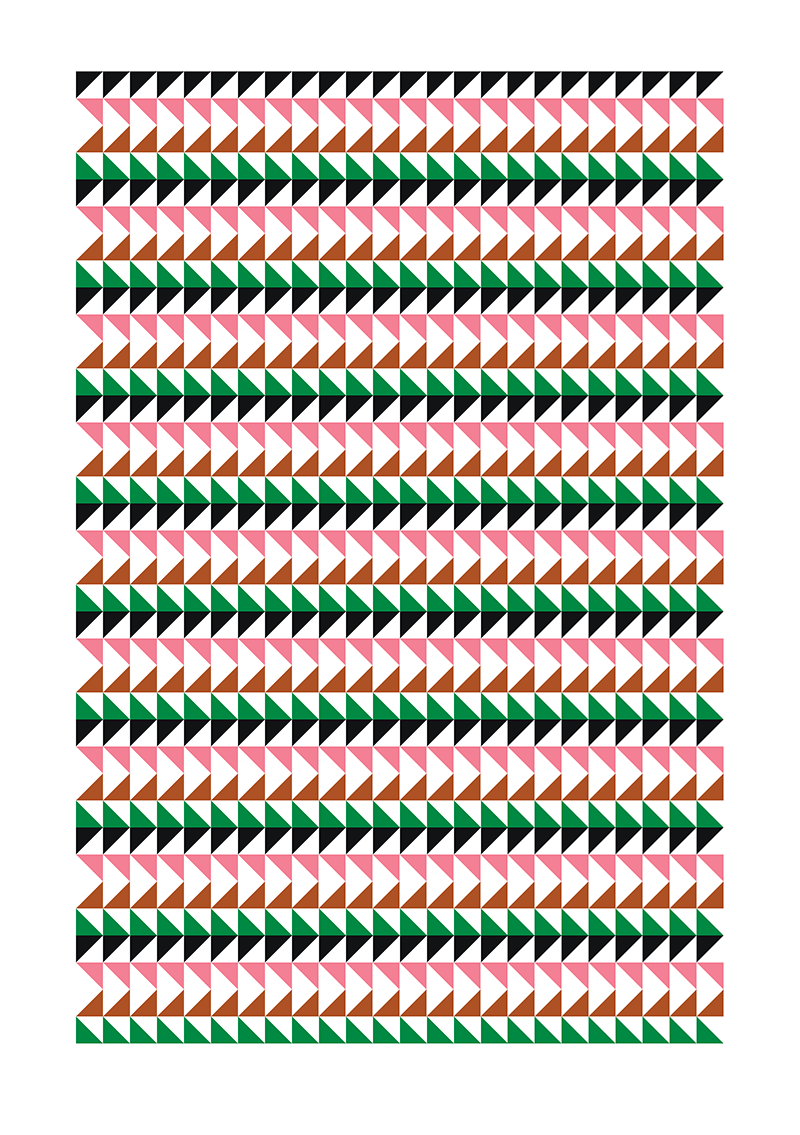 Design variations, pattern 1, 4 colours