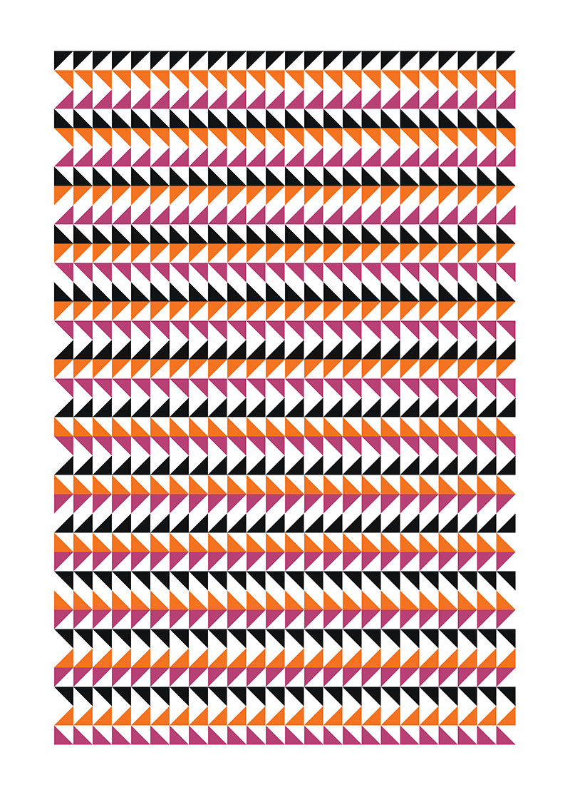 Design variations, pattern 2, 3 colours