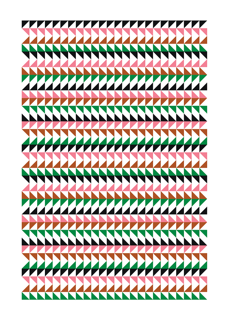 Design variations, pattern 2, 4 colours